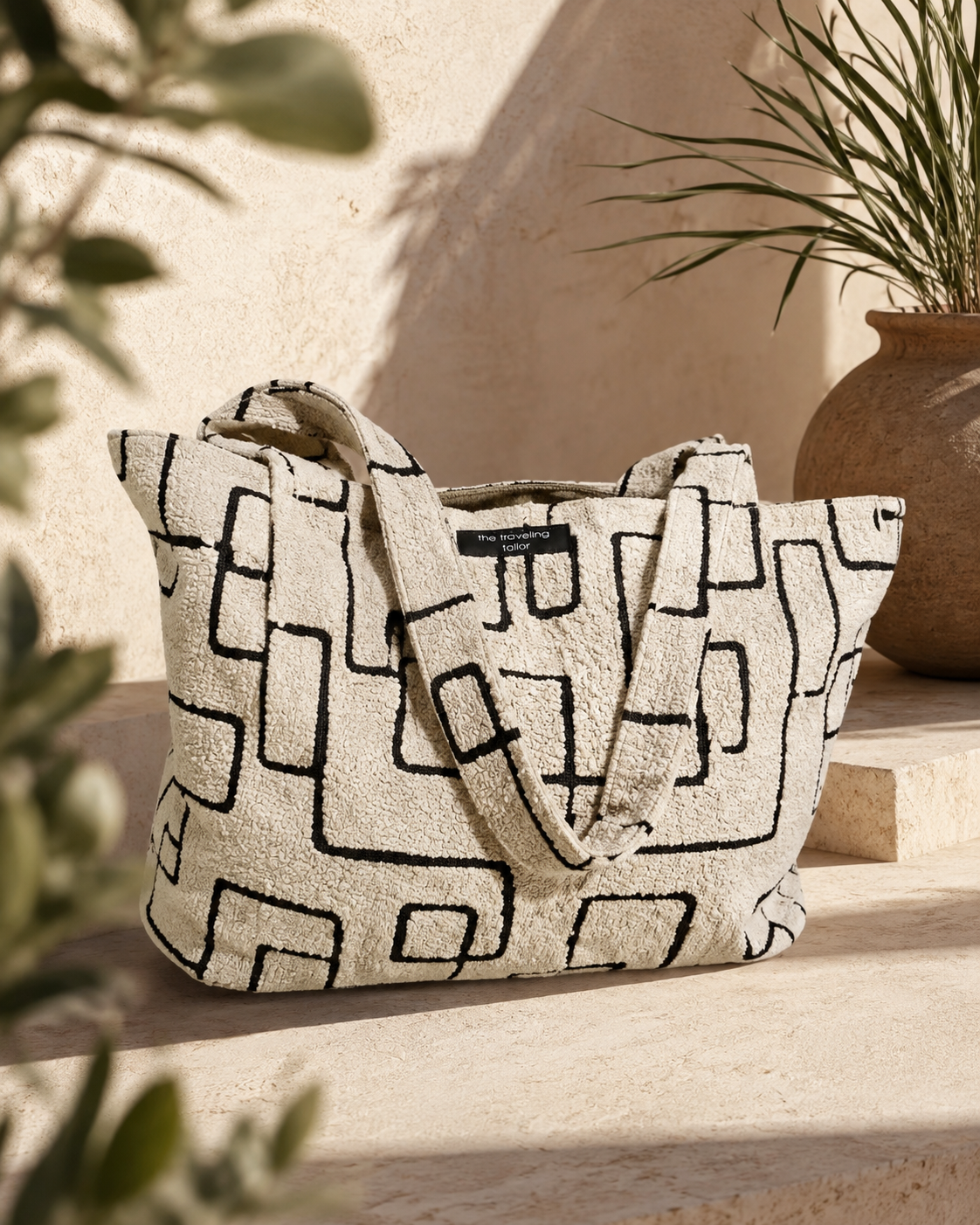 Rabat Bouclé Tote Bag